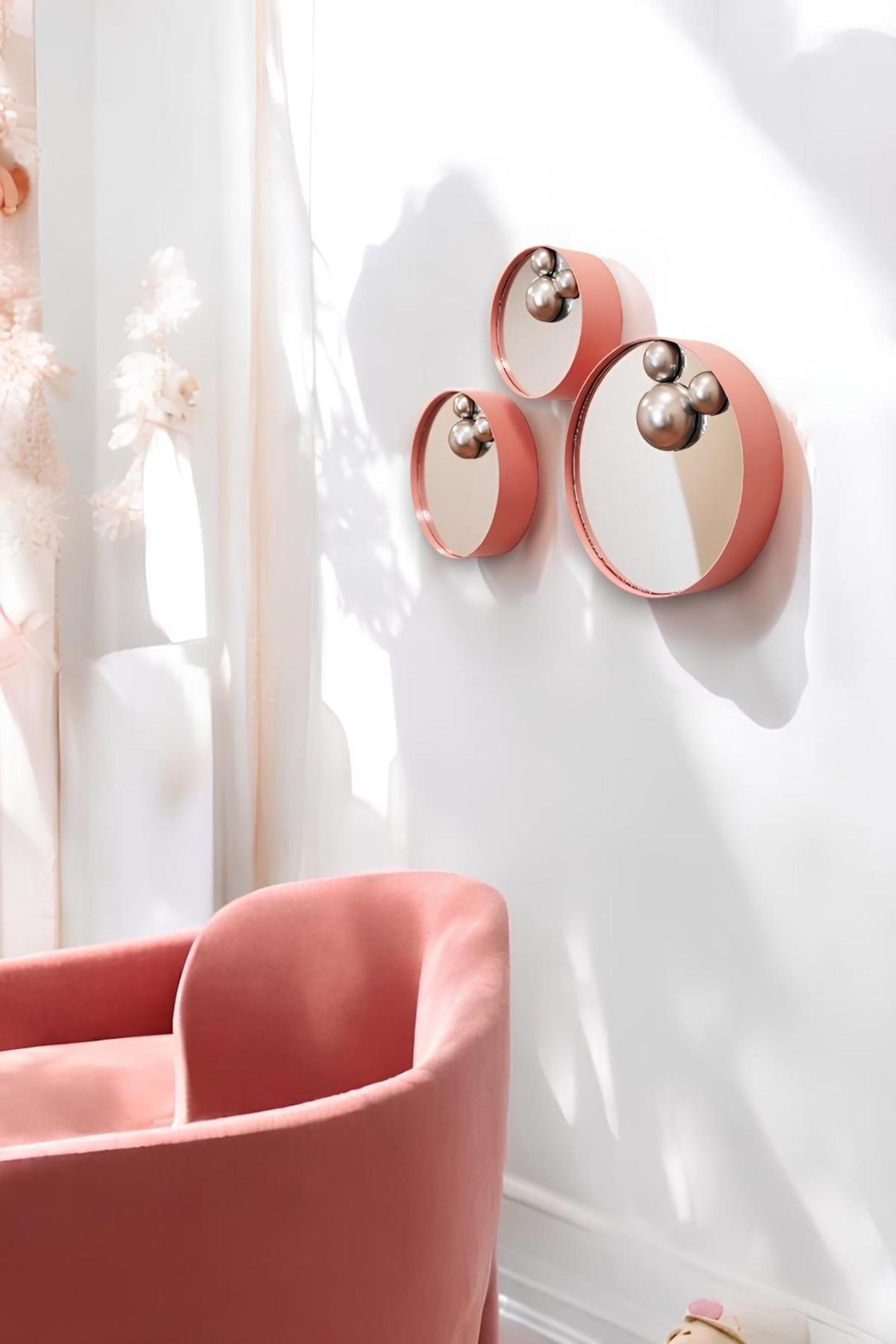 Miniwall Pink 3 lü Set Duvar Aksesuarı