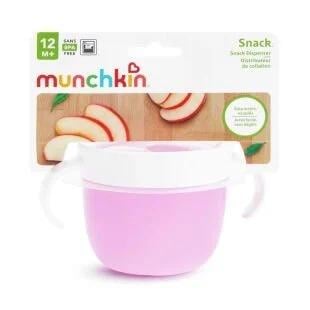 Munchkin Atıştırmalık Kabı Güvenli Kapatılabilir  Kapaklı 12ay+,Mor