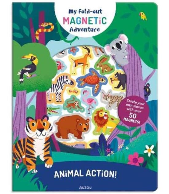 My Fold-Out Magnetic Adventure: Animal Action