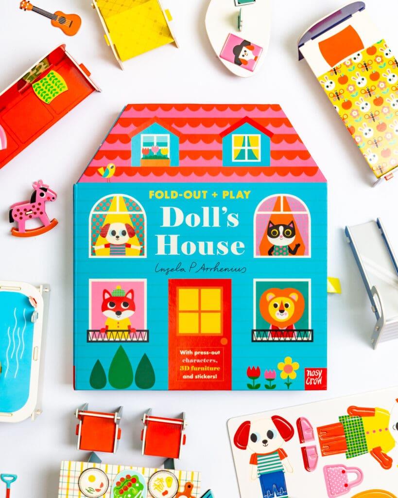 Nosy Crow - Fold-Out + Play: Doll's House