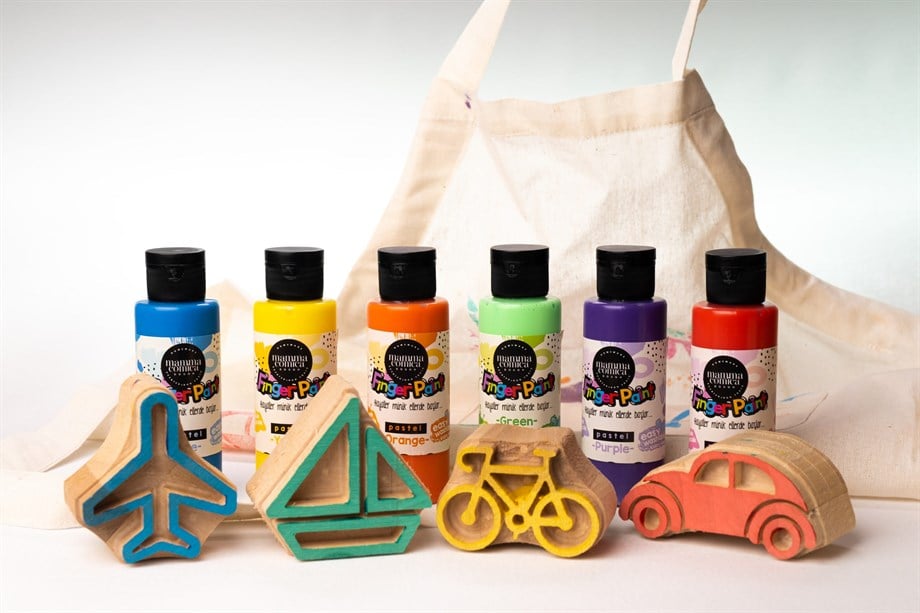 Parmak Boya Taşıtlar Seti̇