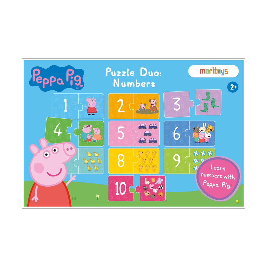 Peppa Pig - Puzzle Duo: Numbers