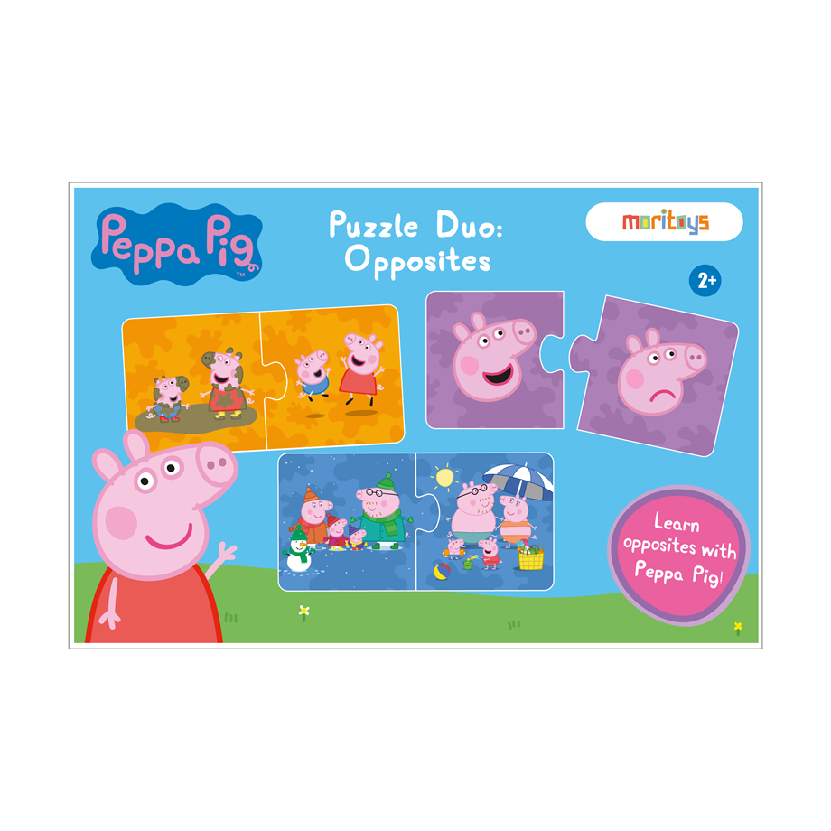 Peppa Pig - Puzzle Duo: Opposites