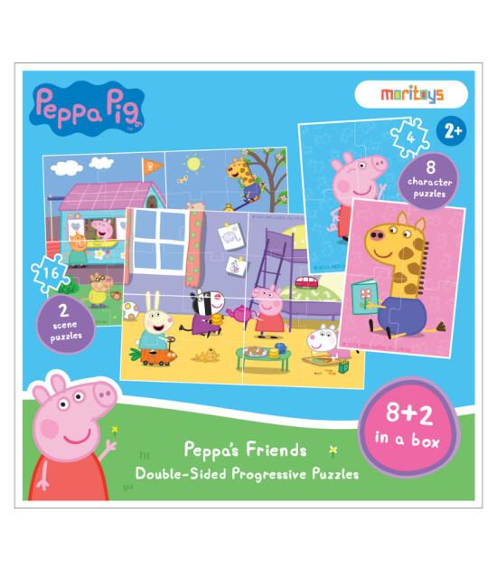 Peppa's Friends:Çift Taraflı 8+e Puzzle