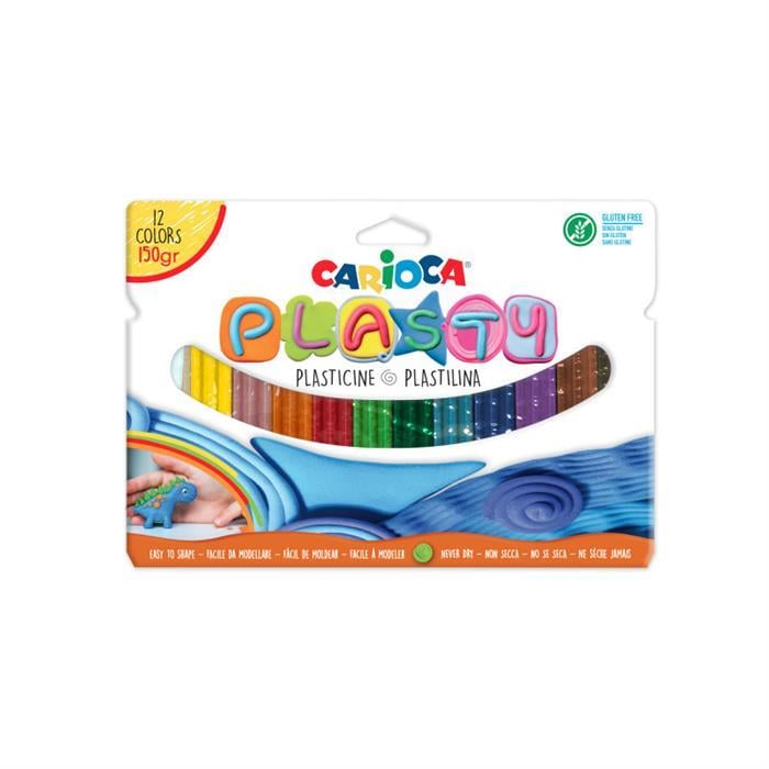 PLASTY KURUMAYAN OYUN HAMURU 12 RENK - 150 GR 