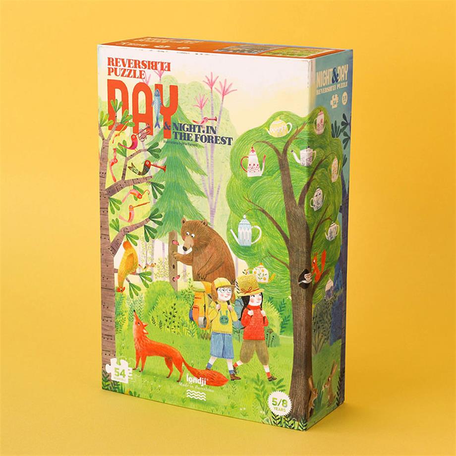 Puzzle - Night&Day in the Forest