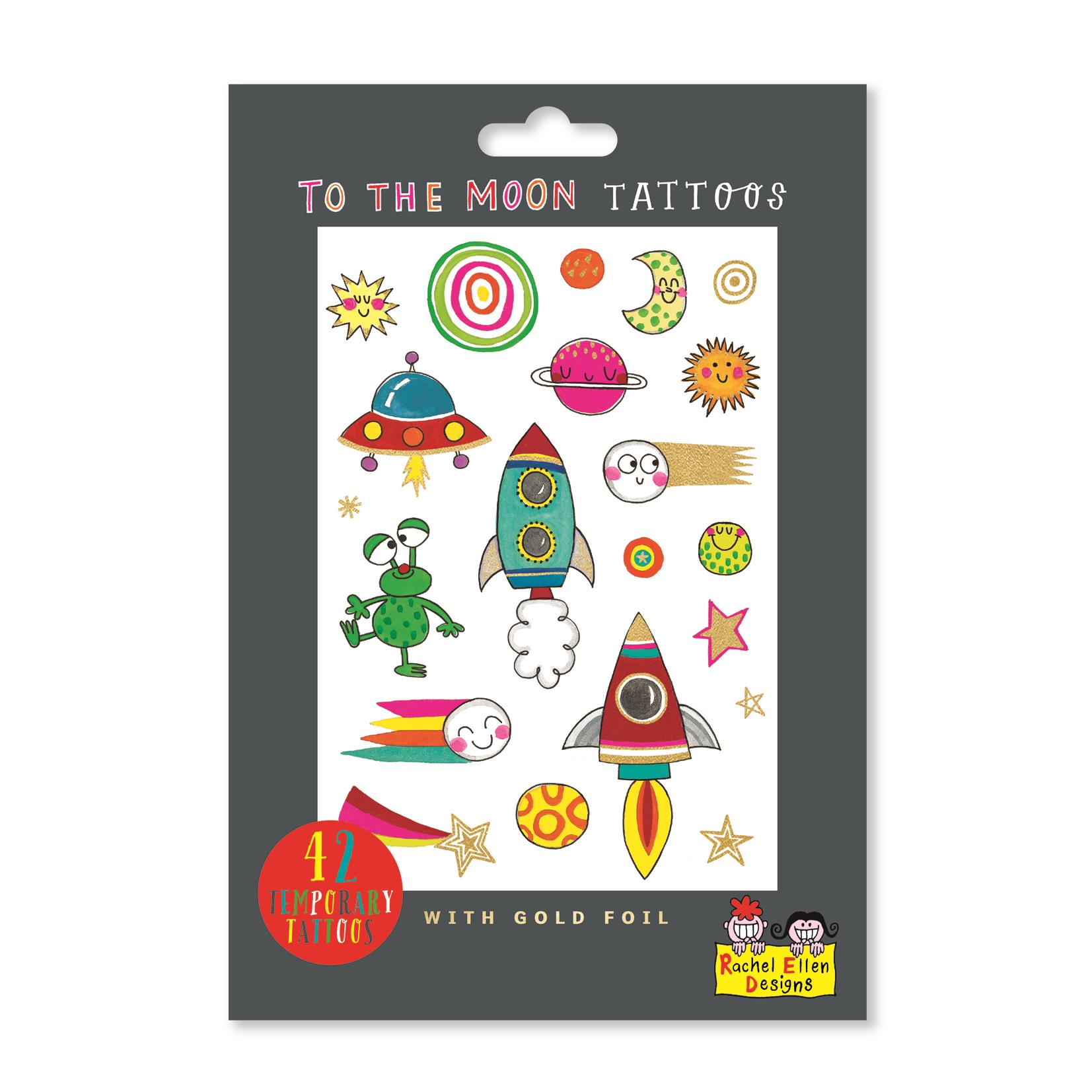 RACHEL ELLEN Geçici Dövme / To The Moon