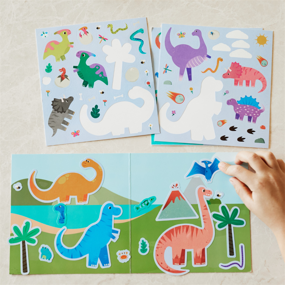Reusable Sticker Set: Dinosaur