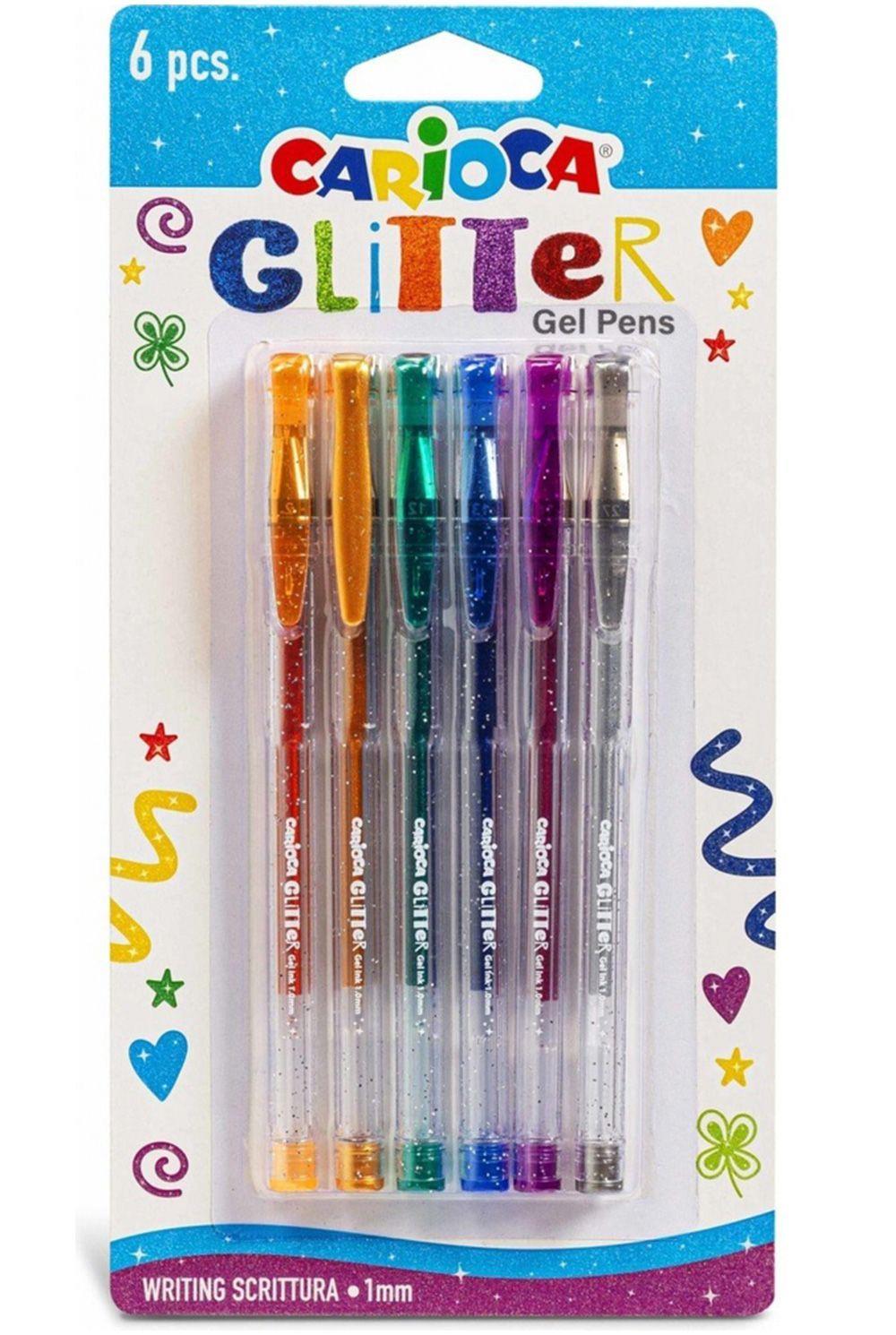 Simli Jel Kalem 6Lı