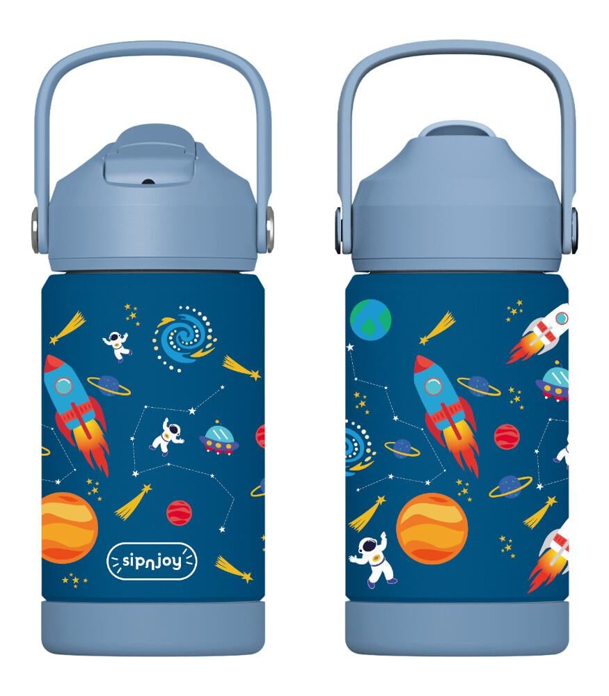 SipnJoy - FlipSip Çocuk Su Termosu | 360 ml - Star Explorer