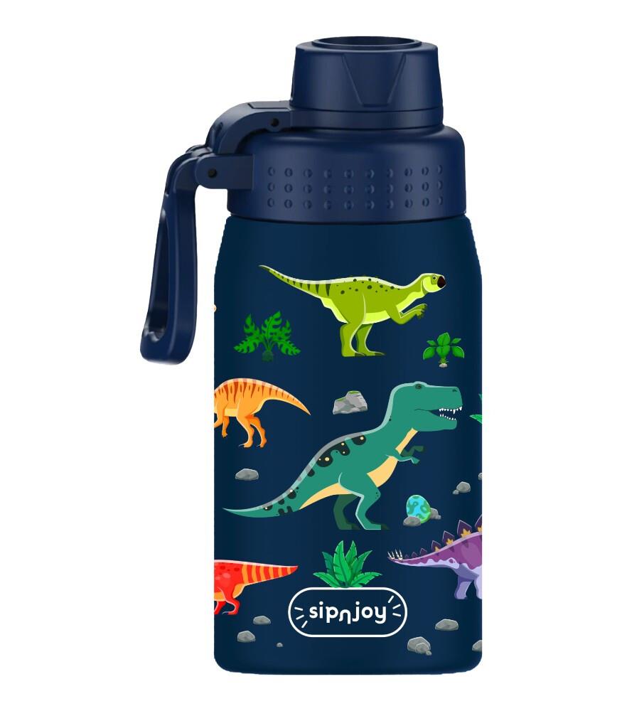 SipnJoy - WideWonder Çocuk Su Termosu | 420 ml - Dino Roar