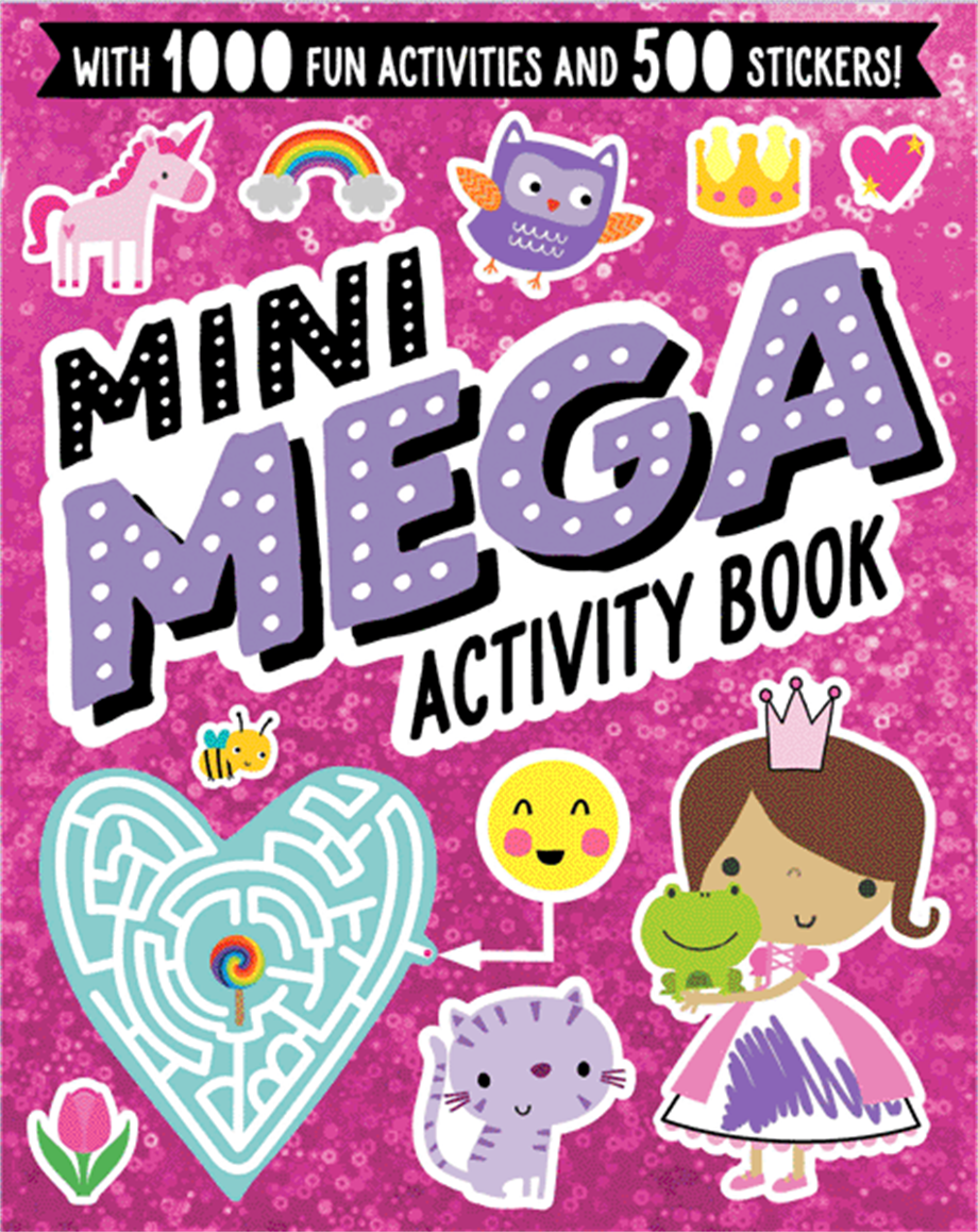Sticker Activity Book Mini Mega - Pink