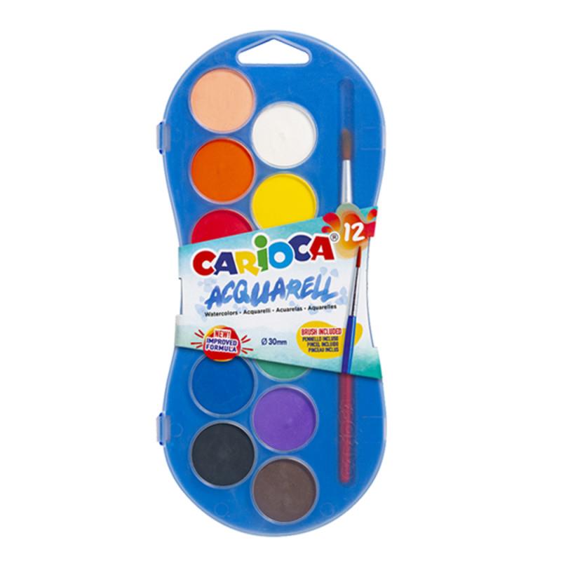 Sulu Boya 30 Mm Fırçalı 24Lü Yeni