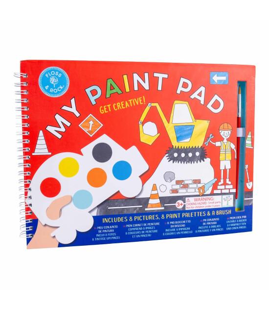 Sulu Boyalı Boyama Kitabı - Construction