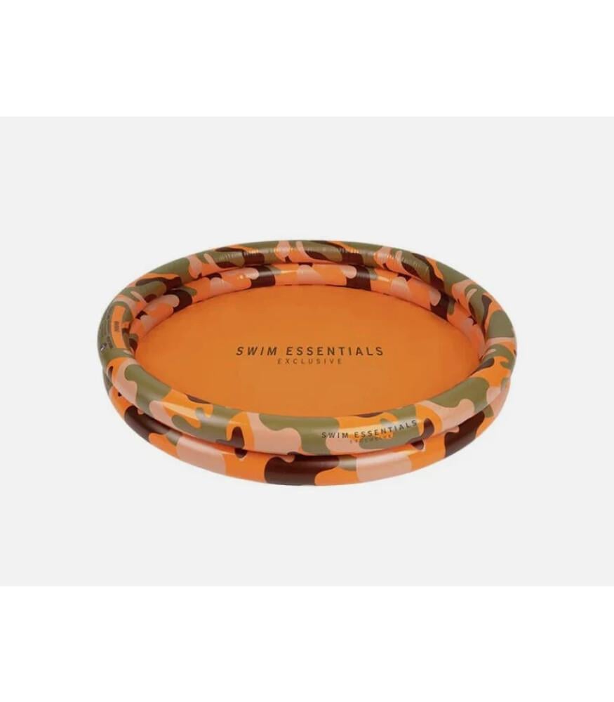 Swim Essentials Camouflage Orange Bebek Şişme Oyun ve Yüzme Havuzu 100cm