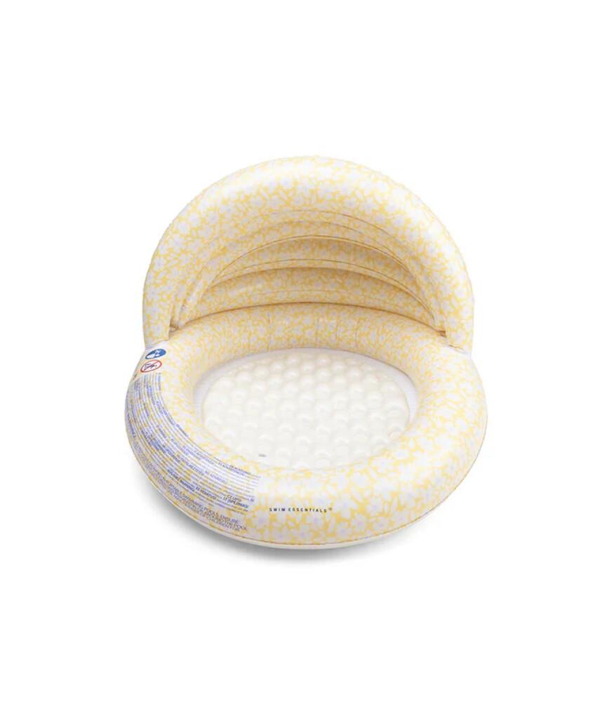 Swim Essentials Florish Yellow Çocuk Gölgelikli Şişme Oyun ve Yüzme Havuzu 100cm