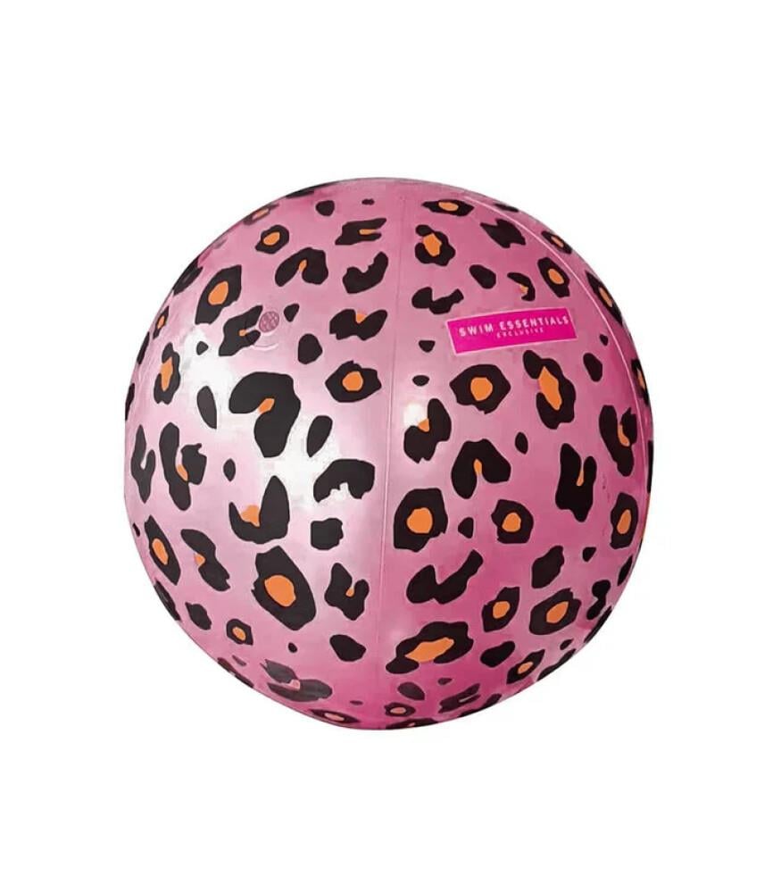 Swim Essentials Gold Leopard Fıskiyeli Şişme Top 60cm