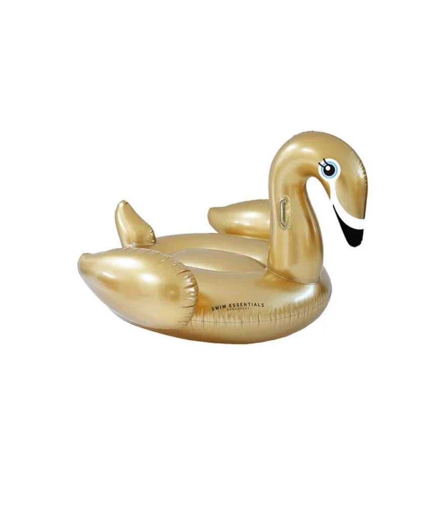 Swim Essentials Gold Swan Ride-on Şişme Su Oyuncağı