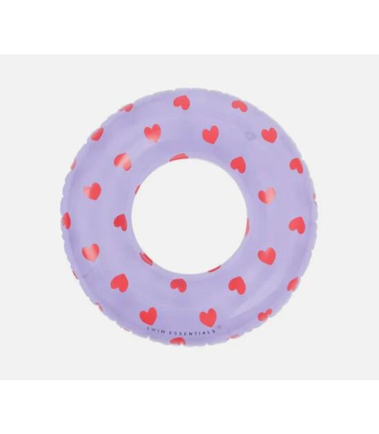 Swim Essentials Hearts Lila Yüzme Simidi 55cm