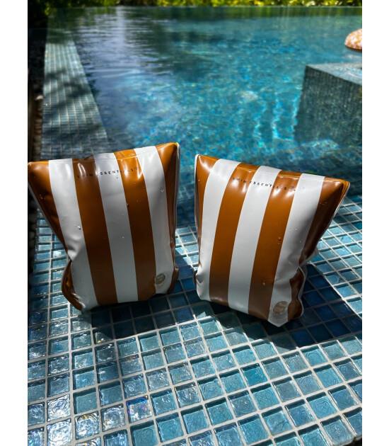 Swim Essentials Yellow Striped Şişme Yüzme Kolluğu 2-6 Yaş