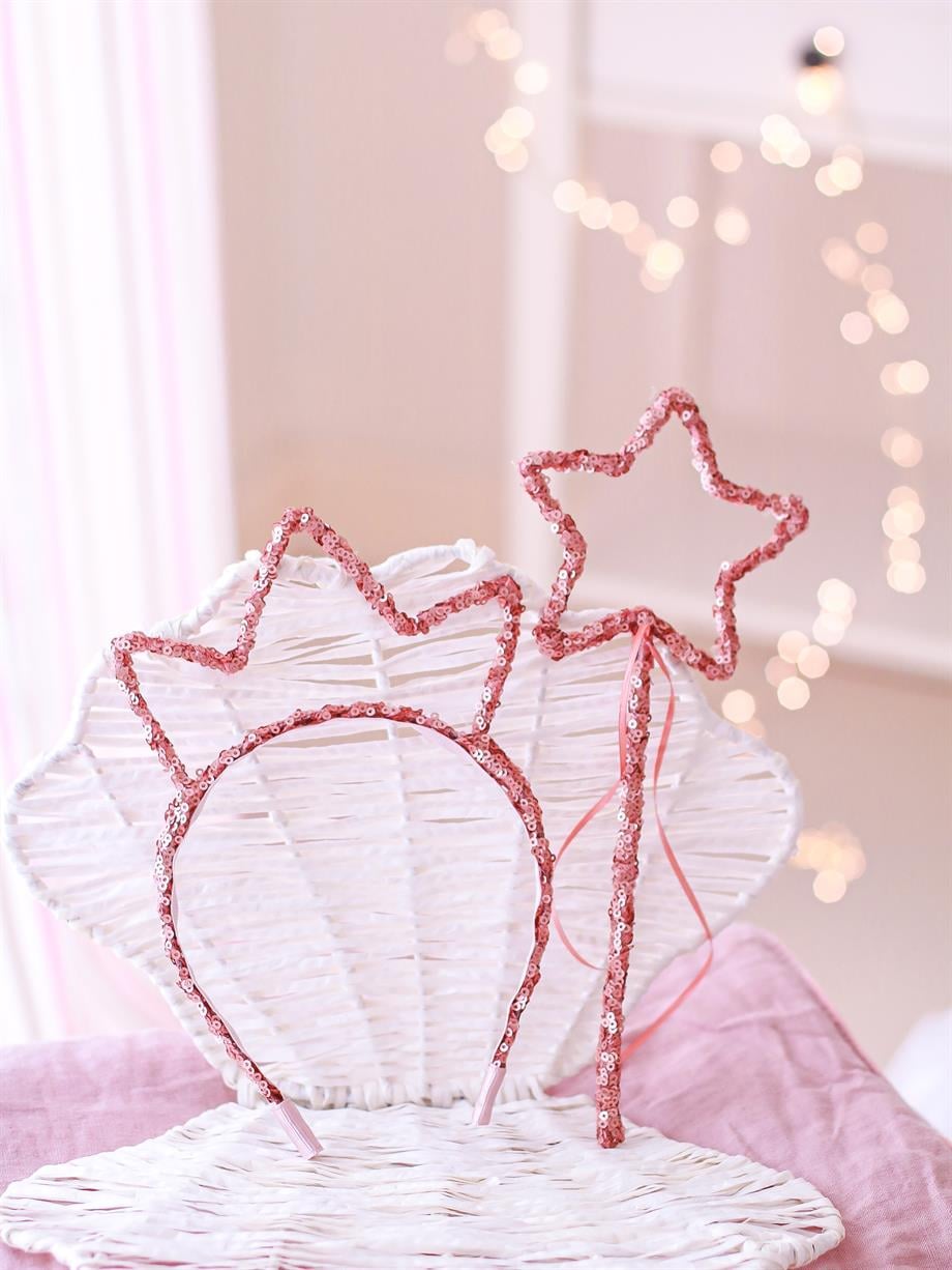 Taç & Asa Seti-Pink