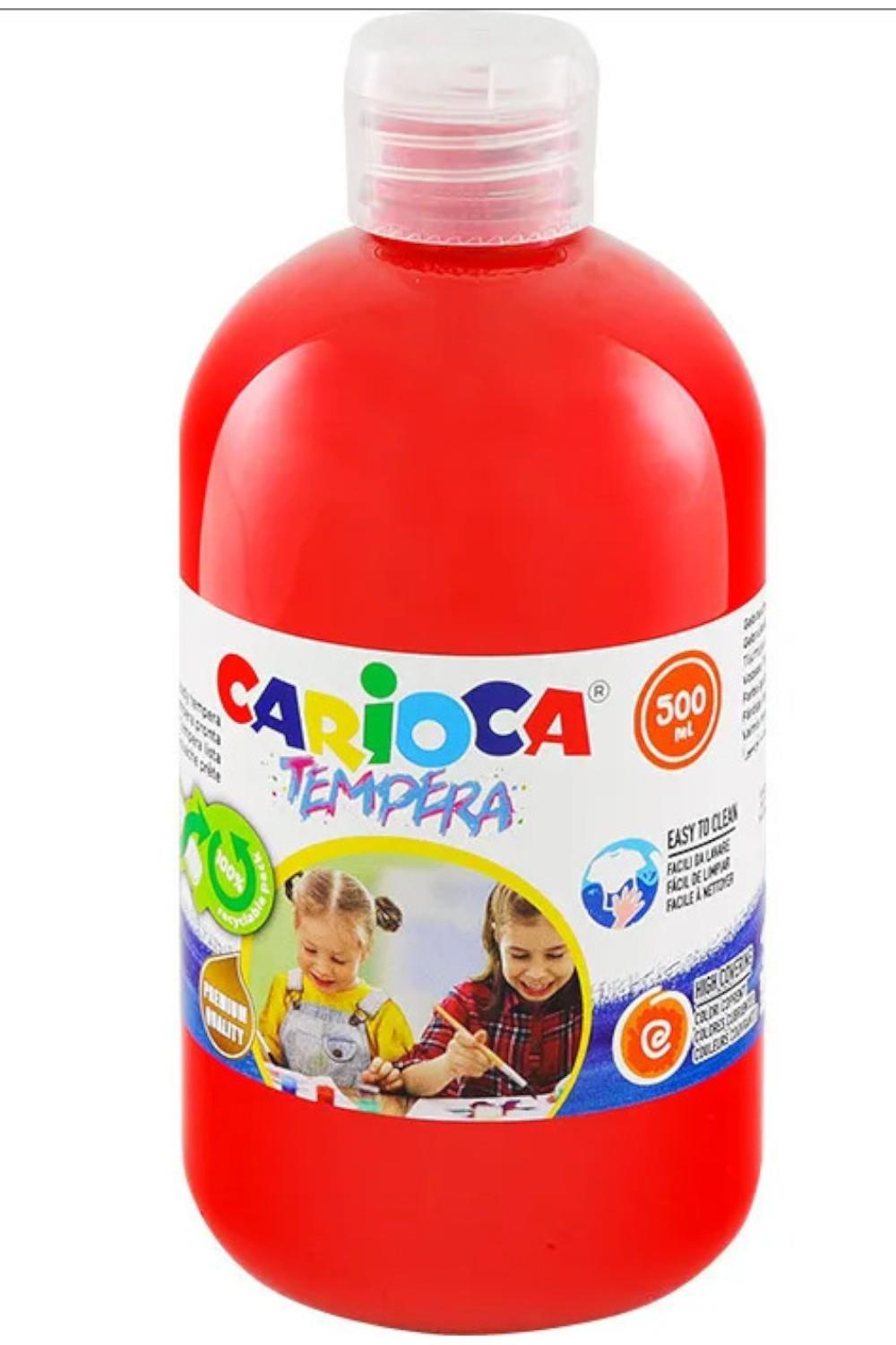 Tempera Suluboya Süper Yıkanabilir Kırmızı 500 Ml