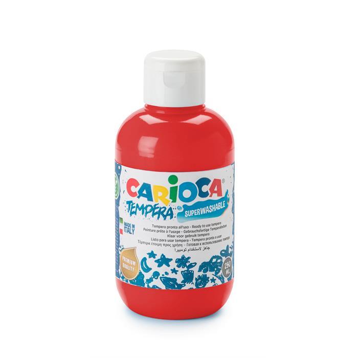 Tempera Suluboya Süper Yıkanabilir Kırmızı 250 Ml