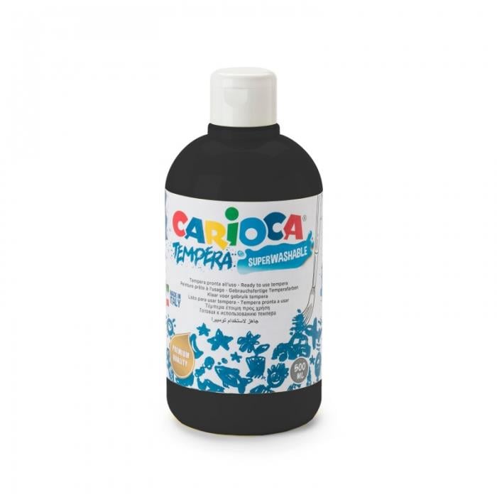 Tempera Suluboya Süper Yıkanabilir Siyah 500 Ml