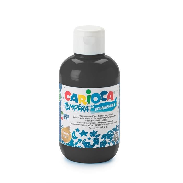 Tempera Suluboya Süper Yıkanabilir Siyah 250 Ml