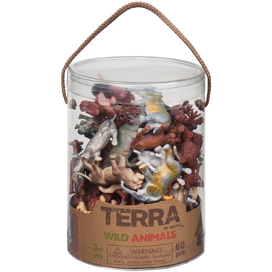 Terra 60 Parça Küçük Oyun Seti - Safari 