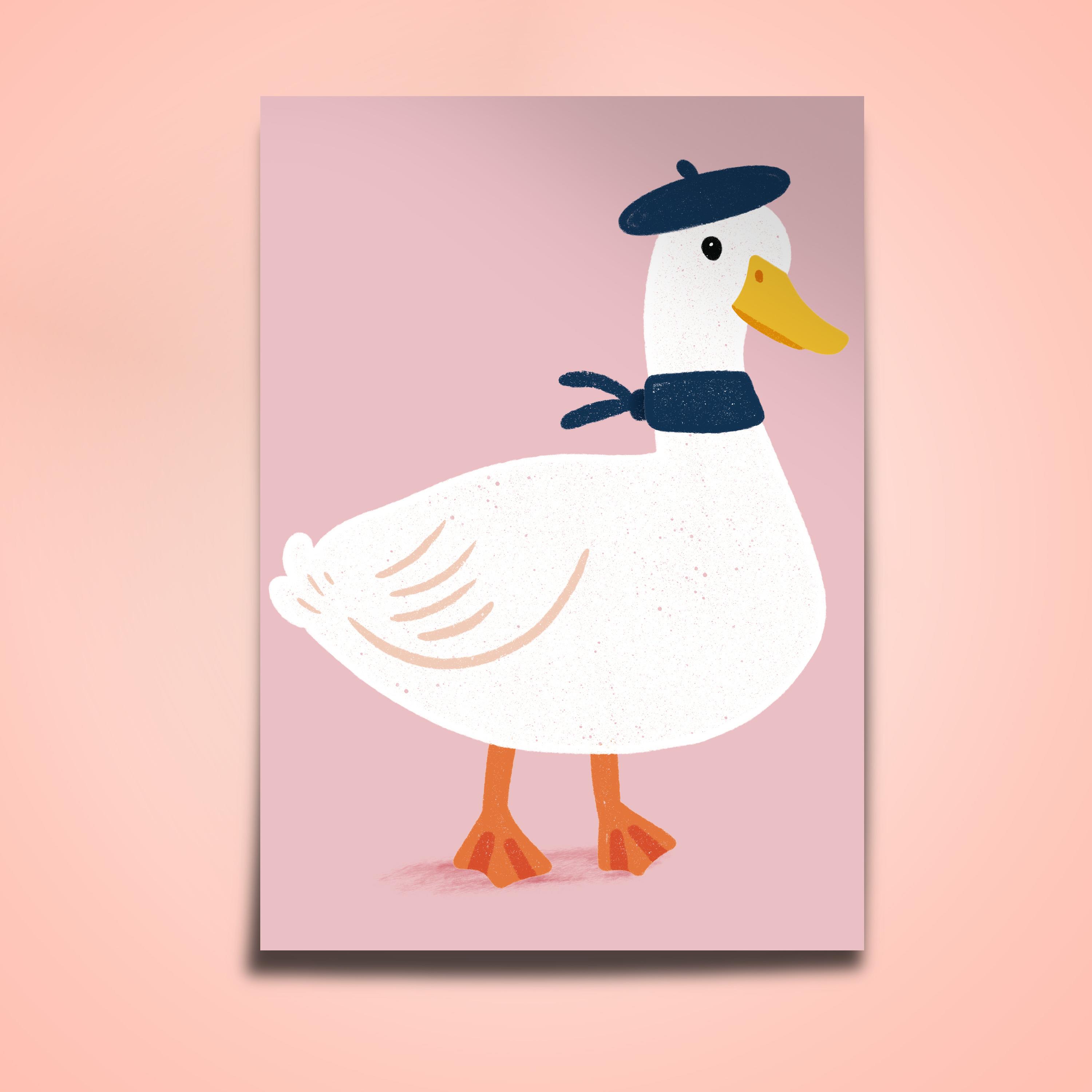 TheIllustrationary Mr. Duck Poster