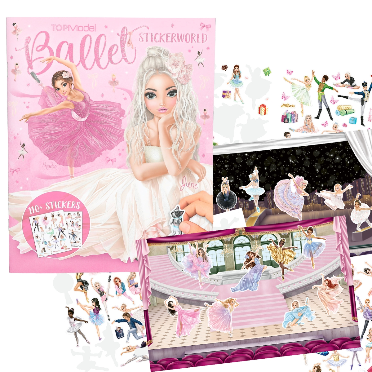 Topmodel Ballet Çıkartmalı Kitabı