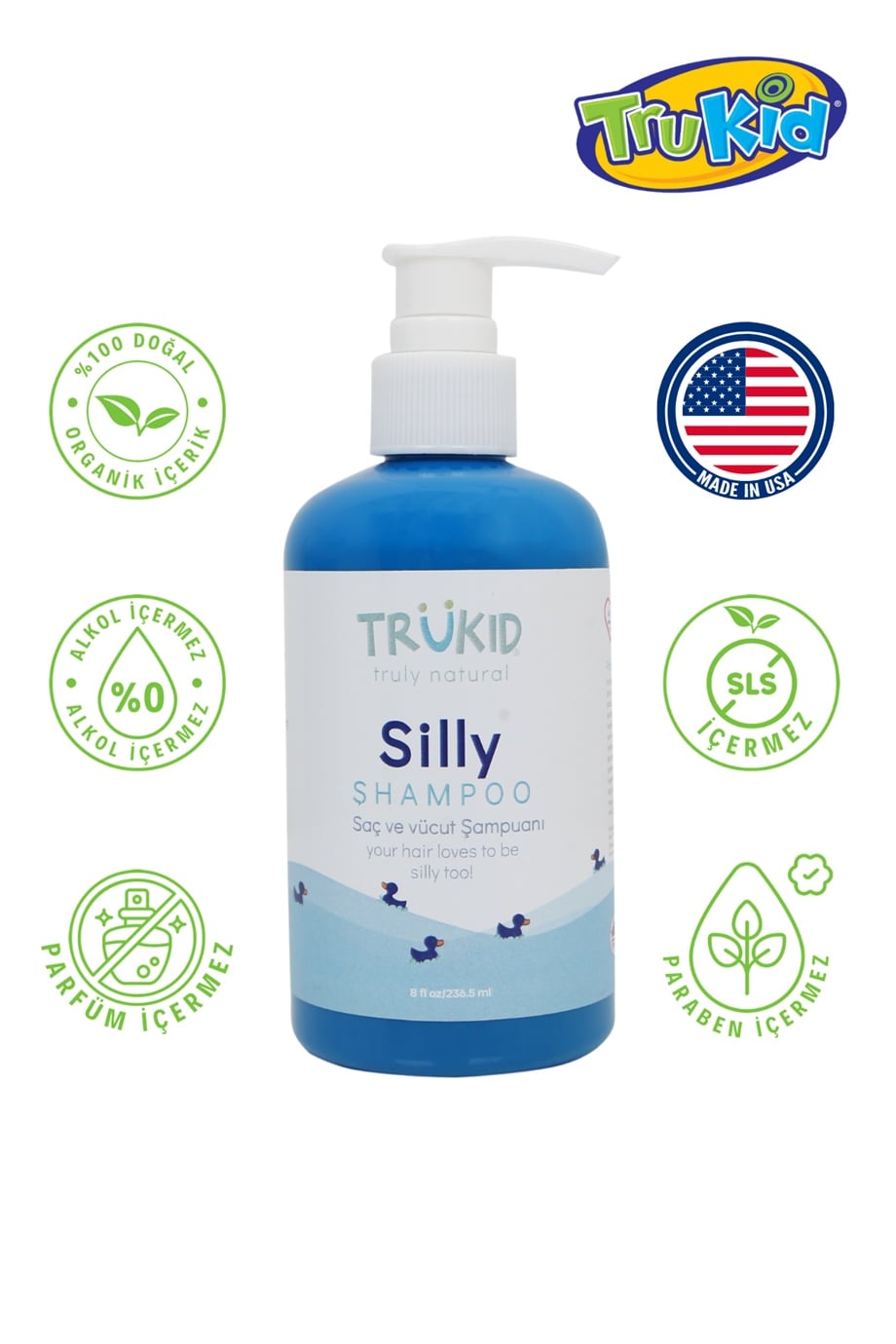 TRUKID SİLLY SHAMPOO 236 ML.