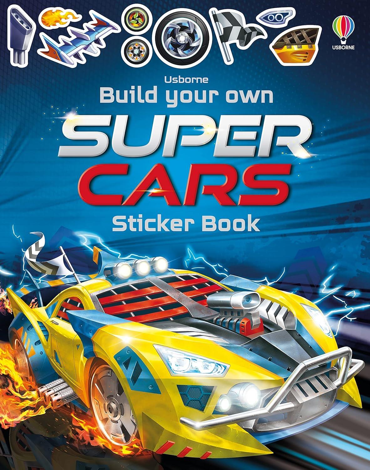 USB - Build Your Own Supercars Sticker Book