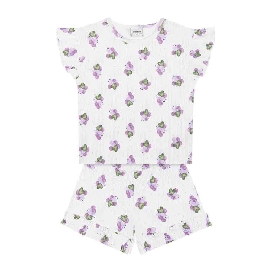 Üzüm Sezonu Şortlu Pijama Takımı