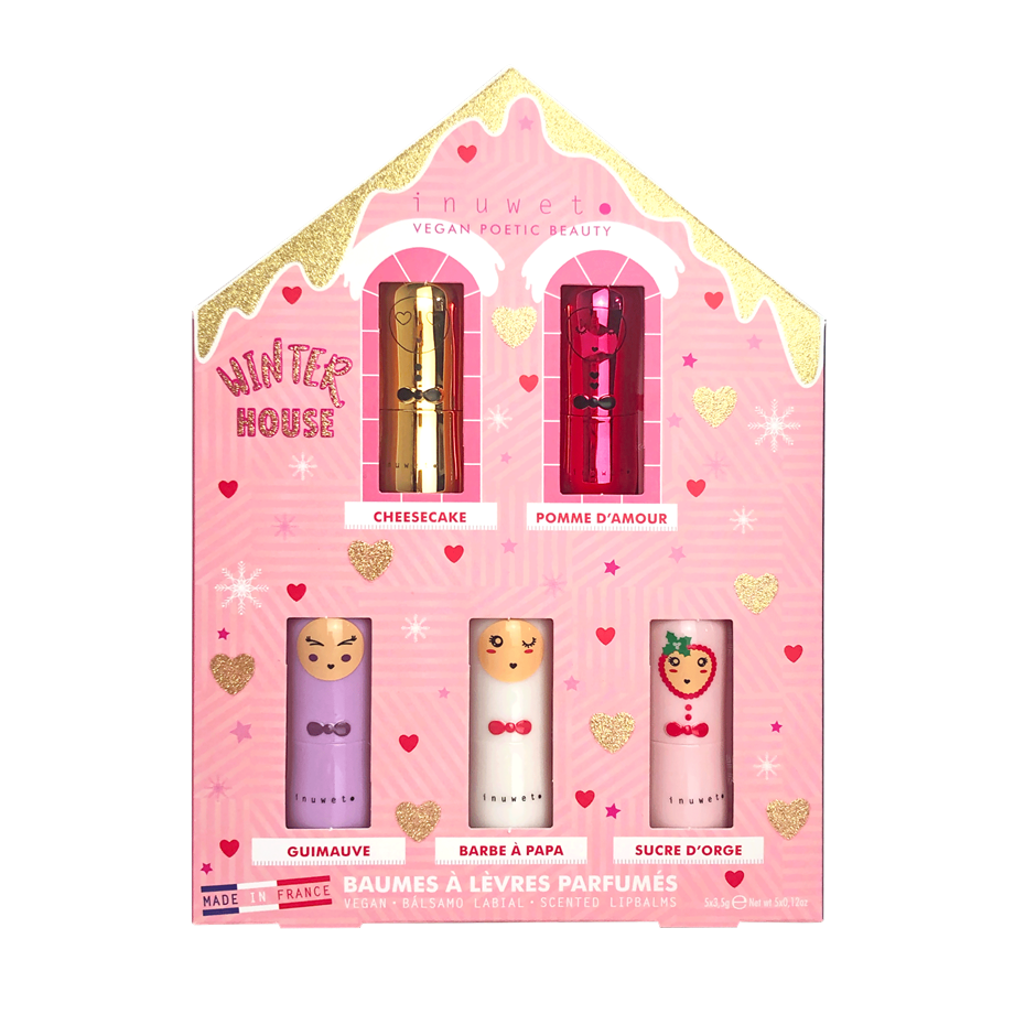 WINTERHOUSE REDLOVE 2022 5 LIP BALMS