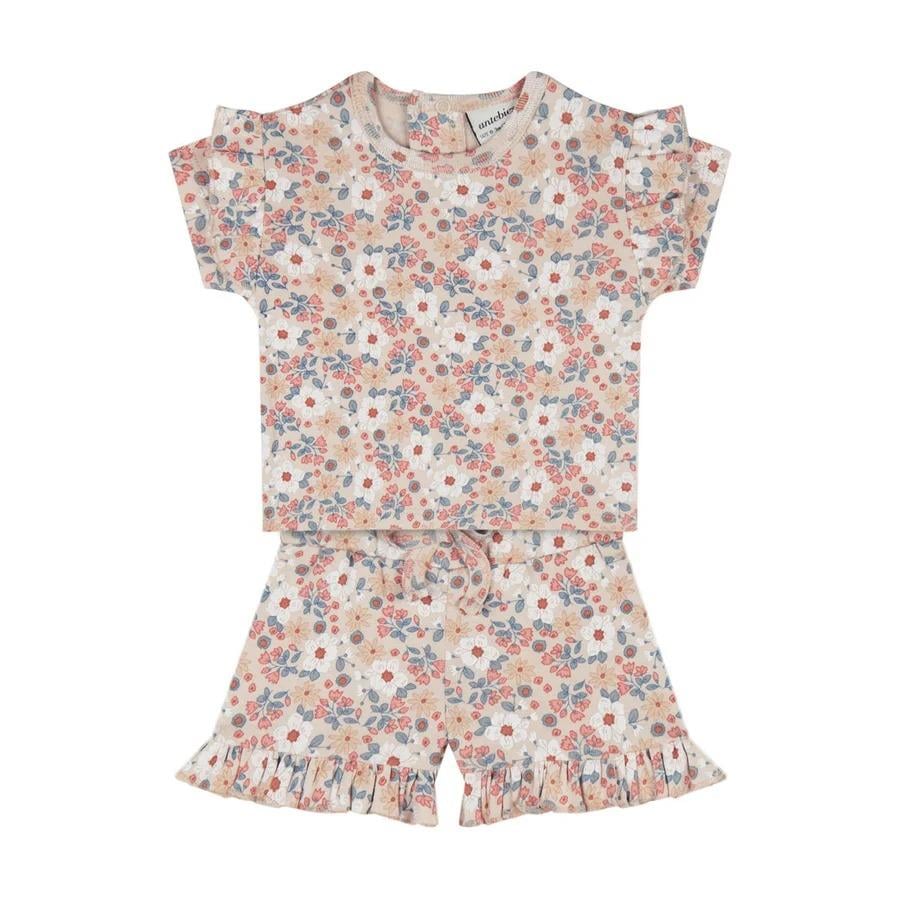 Yaz Buketi Şortlu Set