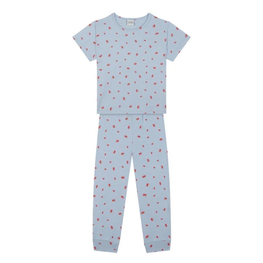 Yengeç Ailesi Kısa Kollu Pijama Takımı