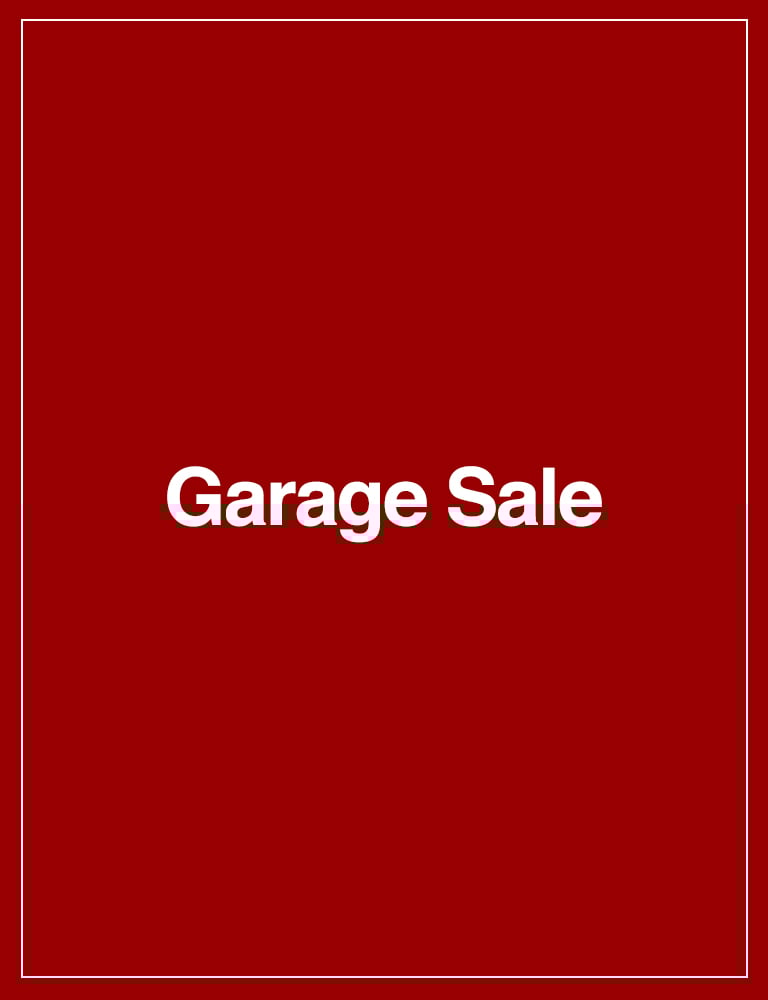 Garage Sale