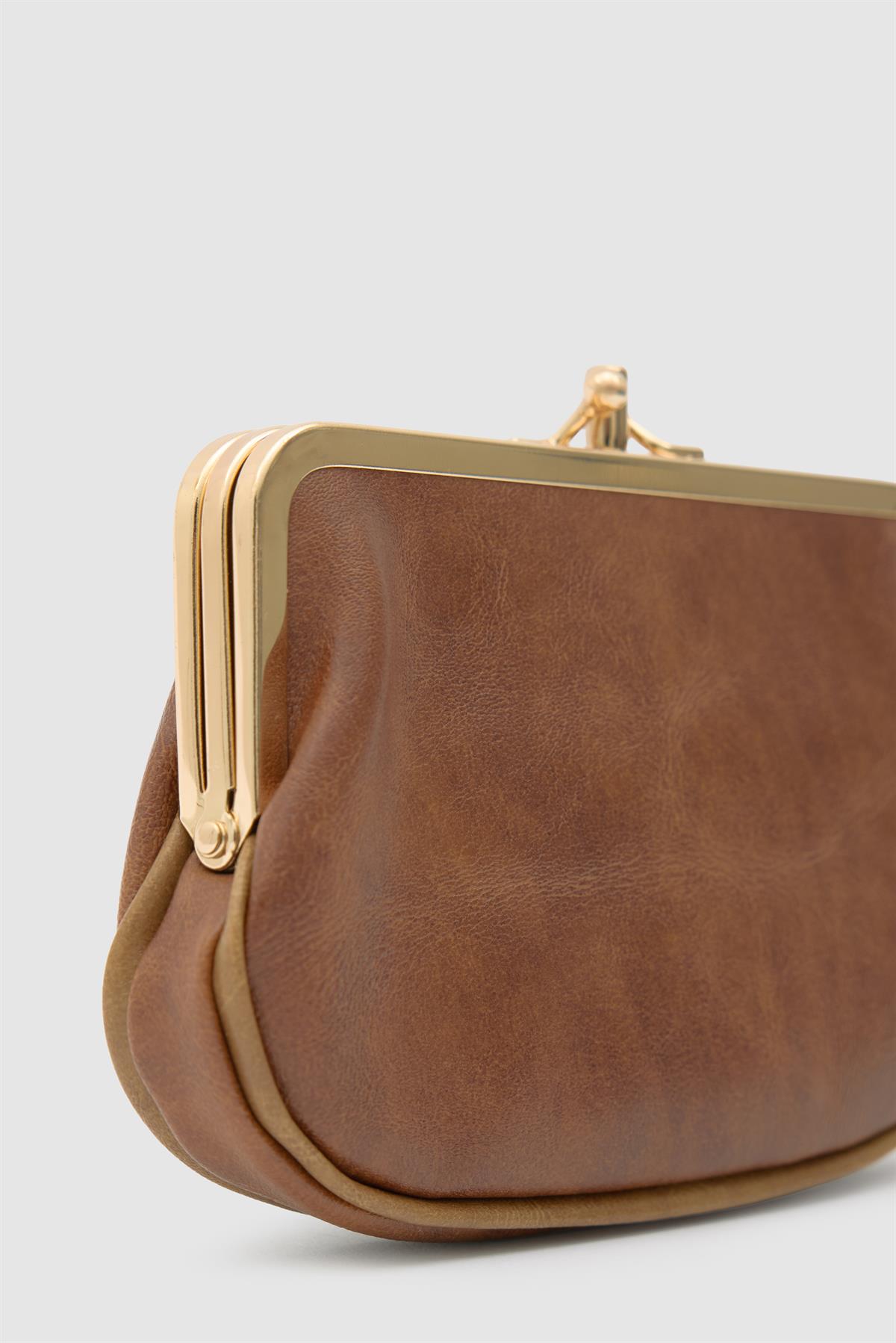 Boa Vintage Kadın Cüzdan Taba