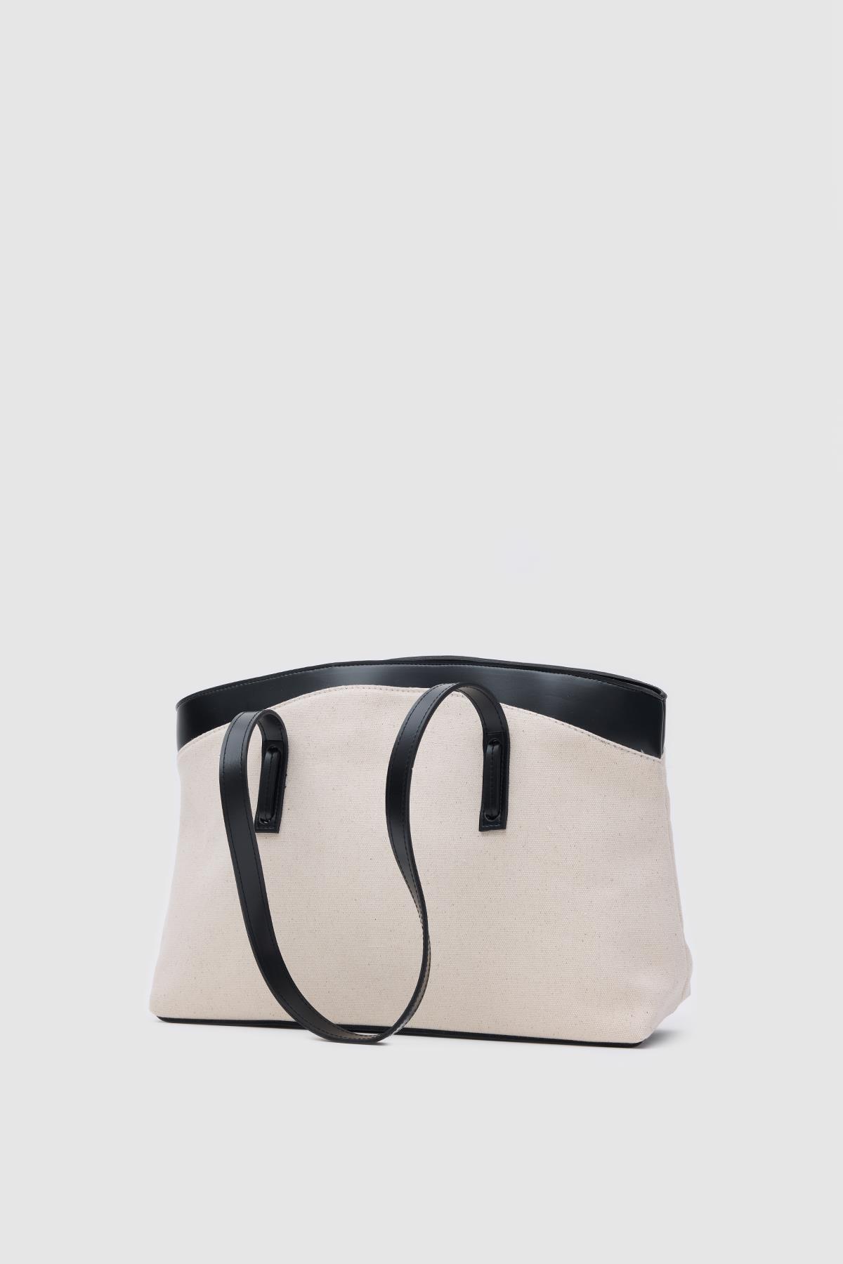 Citta Kanvas Tote Bag Siyah