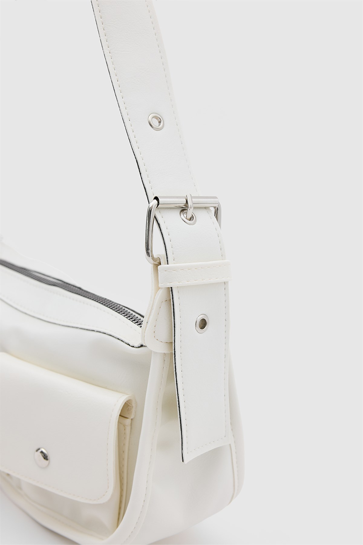Diana Vintage Baget Çanta Krem