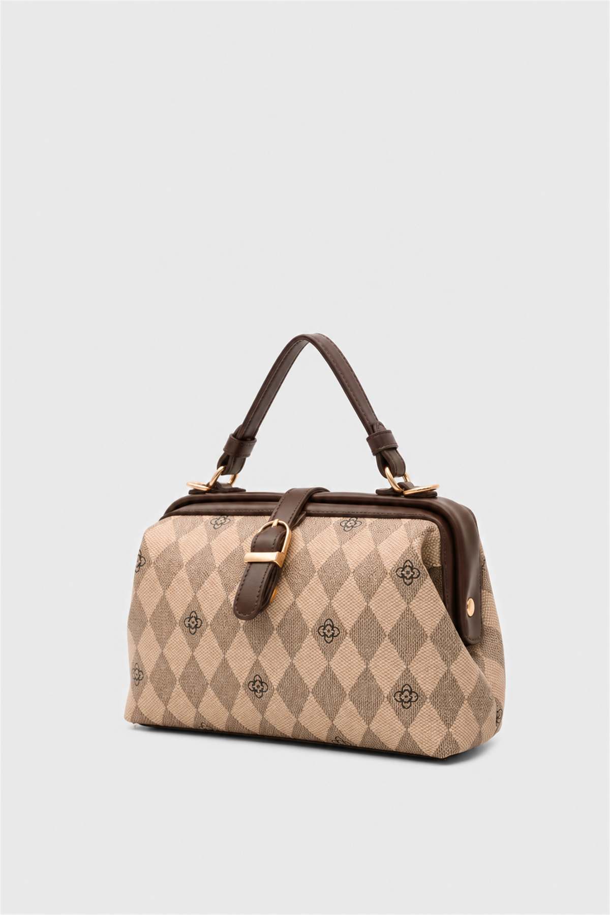 Botte Monogram Vintage El ve Çapraz Çanta Bej