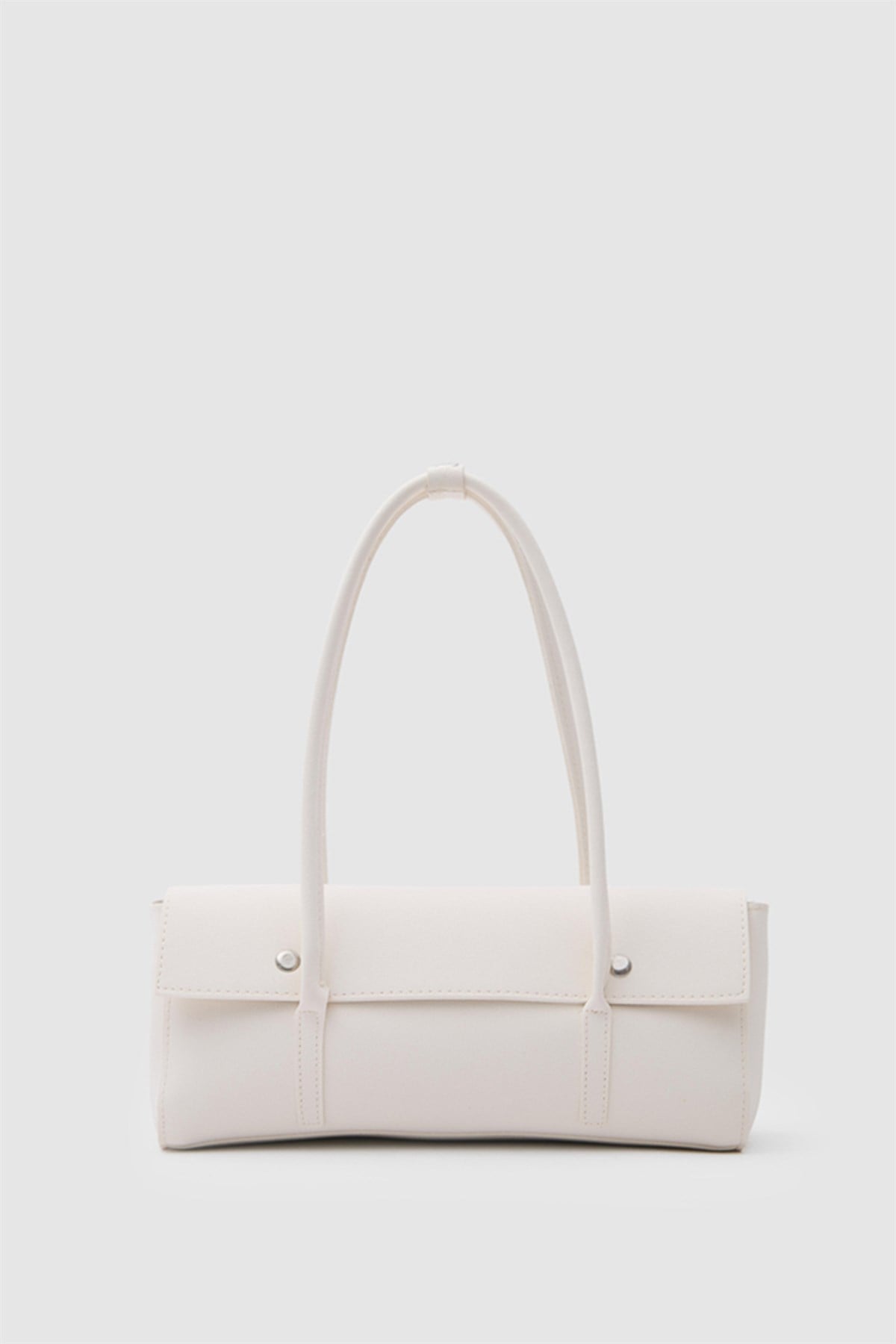 Mari Vintage Baget Çanta Krem