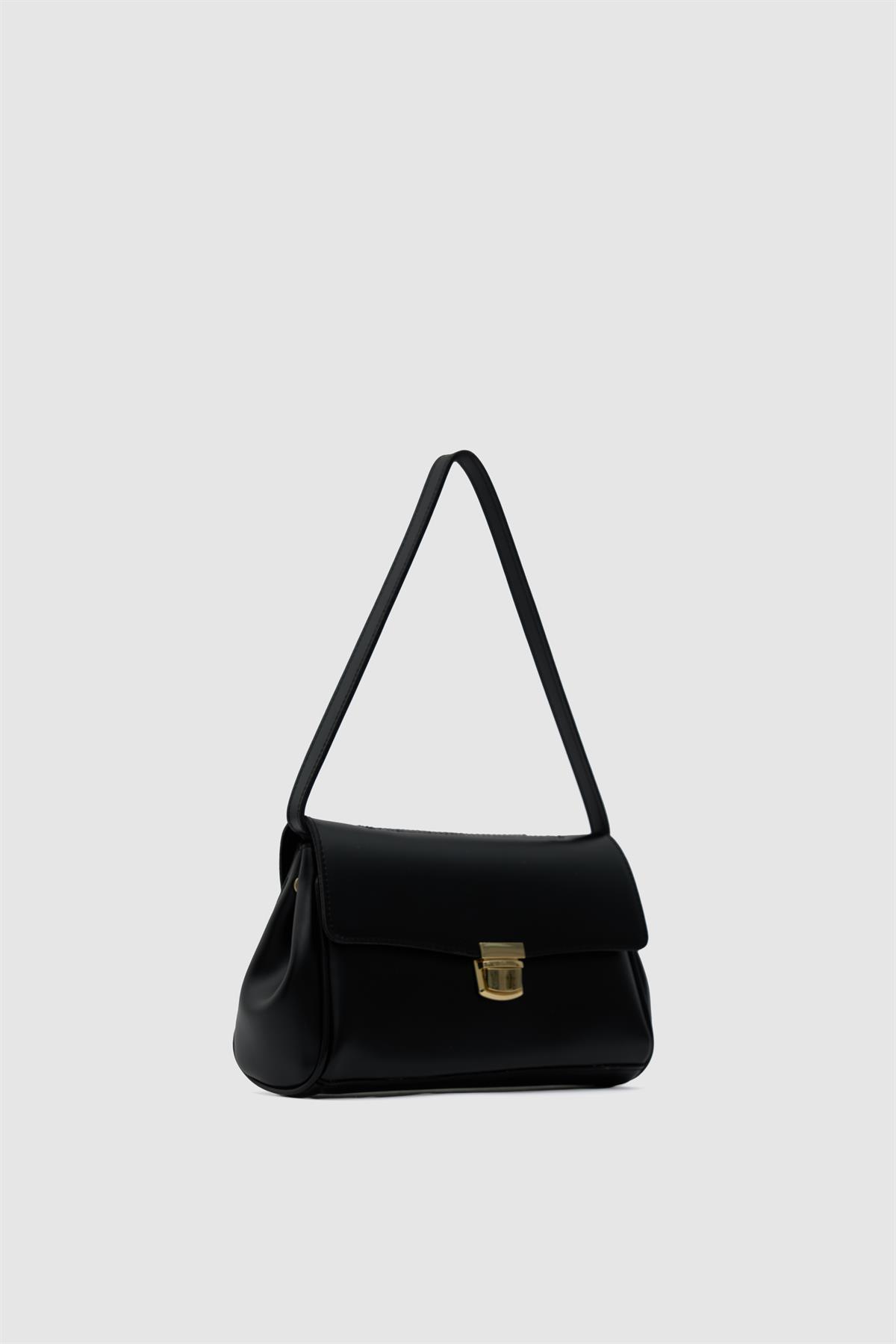 Lauren City Baget Çanta Siyah
