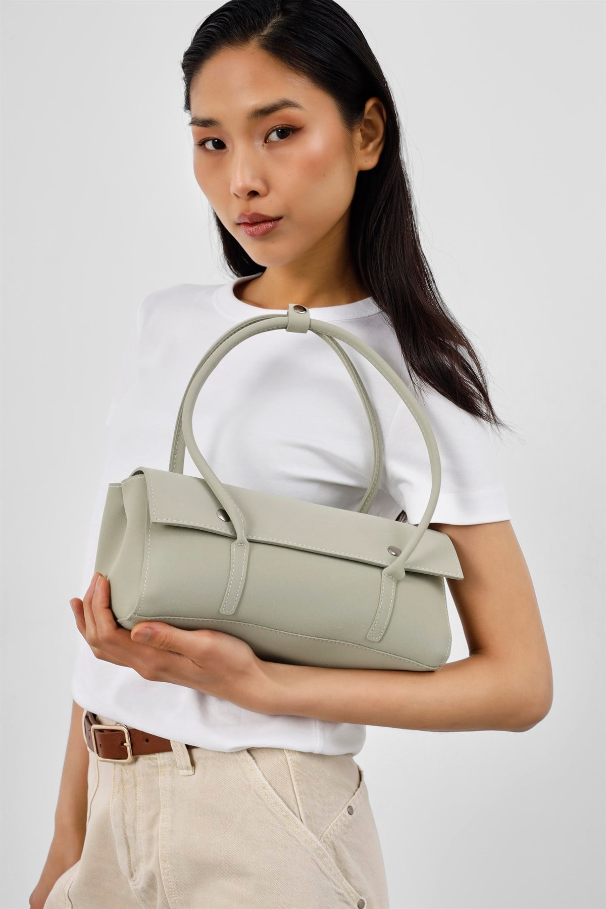 Mari Vintage Baget Çanta Mint