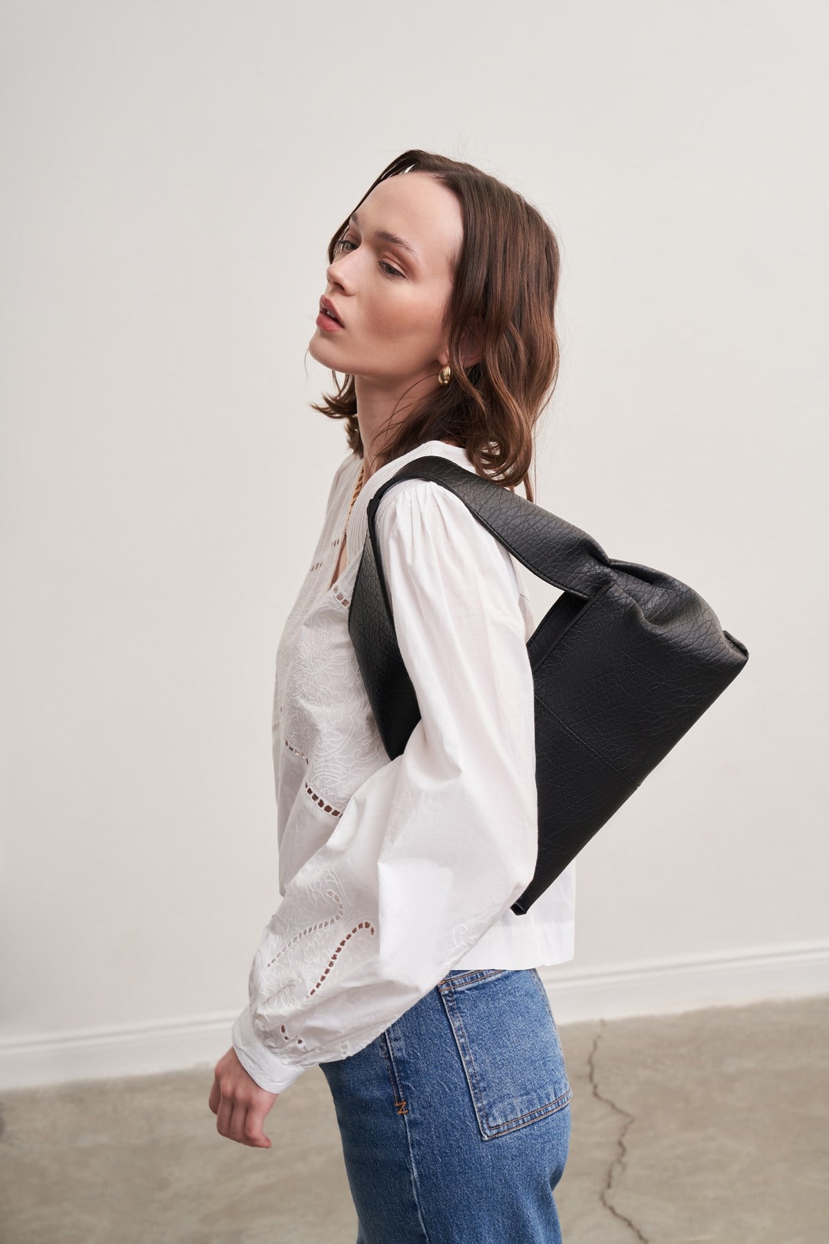 Duffle Basic Omuz Çantası Siyah