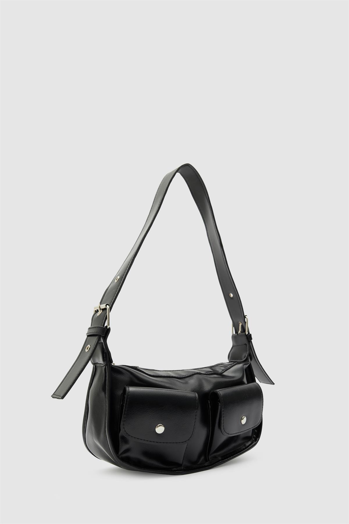 Diana Vintage Baget Çanta Siyah