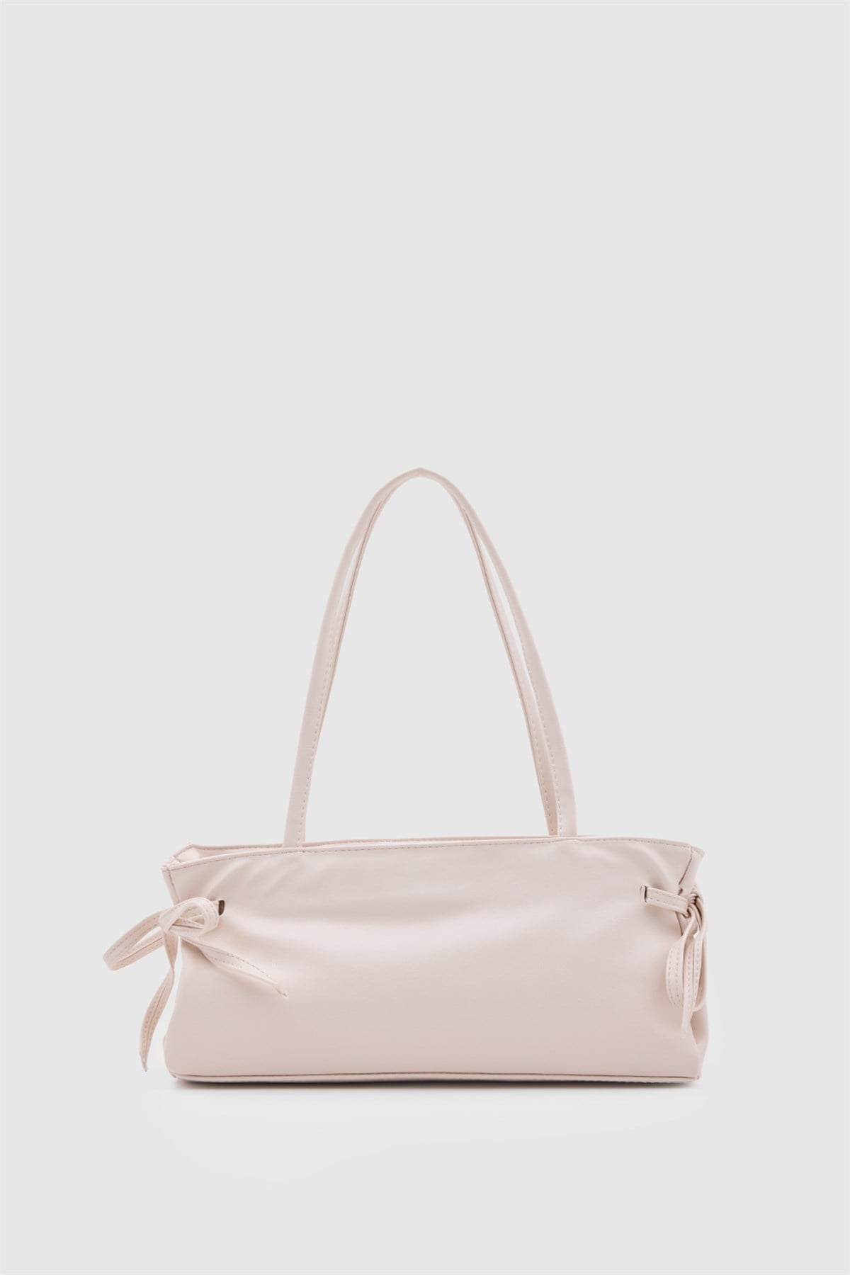 Baggy Fiyonklu Baget Çanta Pudra Pembe