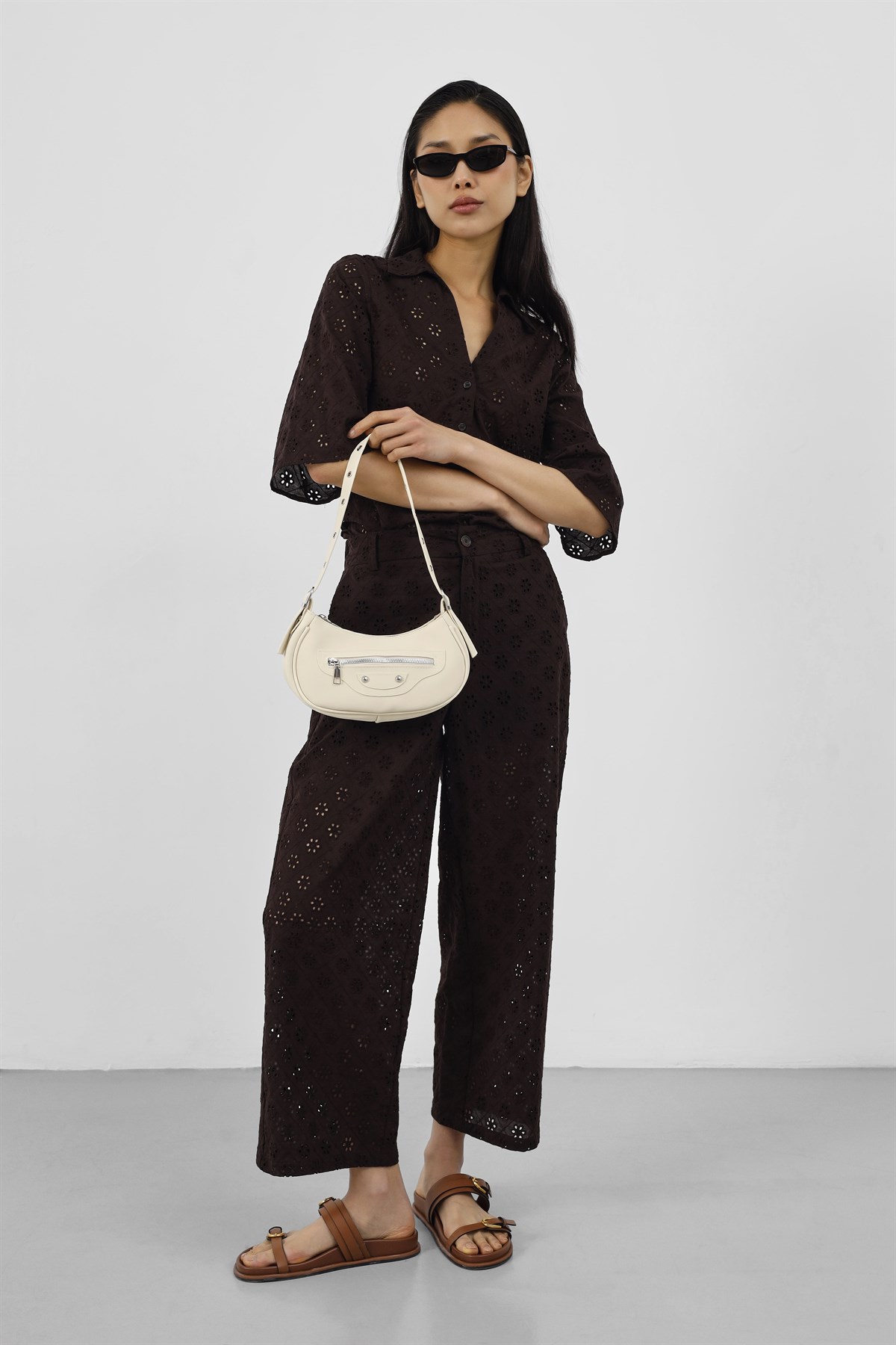 Sandy 90s Retro Baget Çanta Butter Yellow